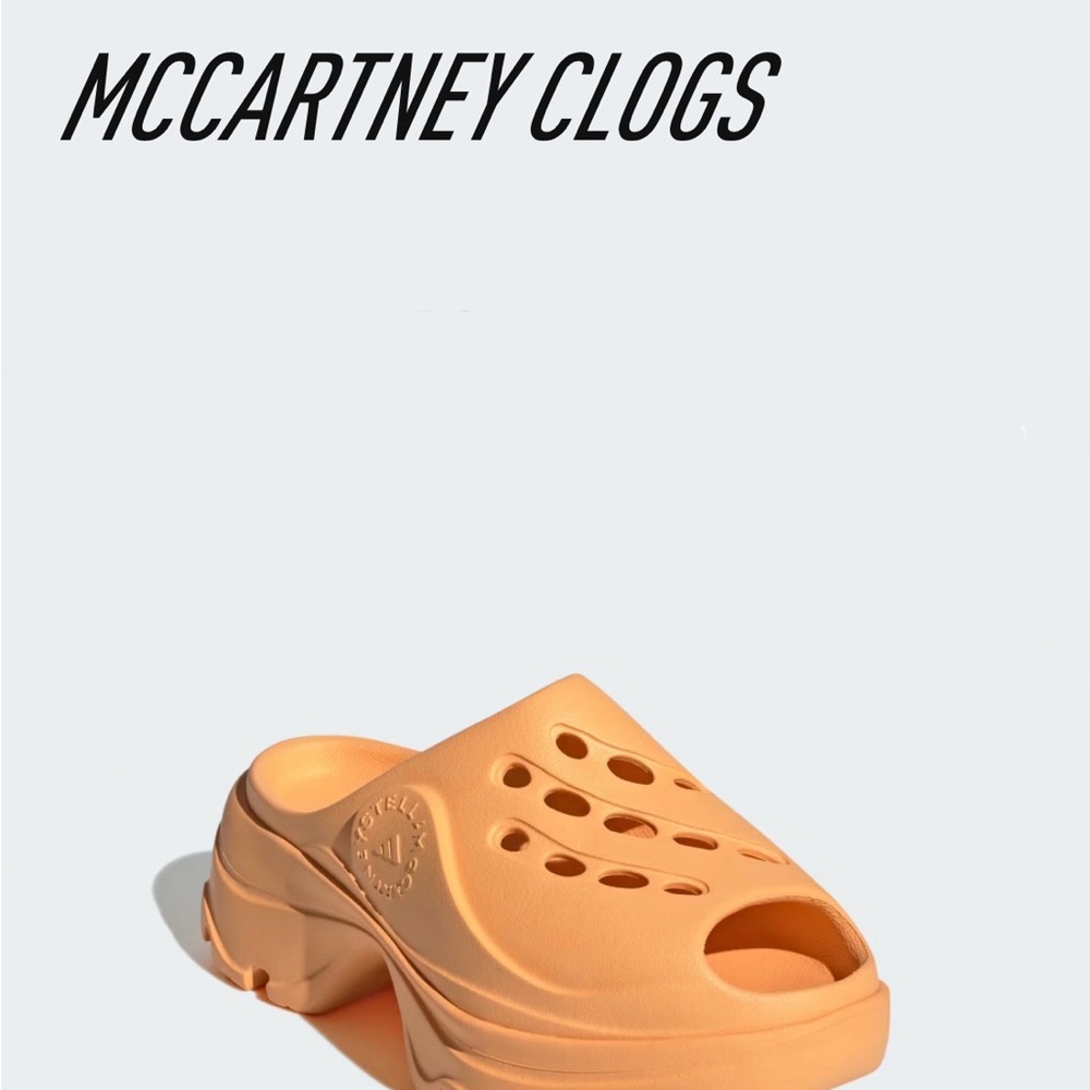 New Adidas Stella McCartney Athletic Slides Clogs 7